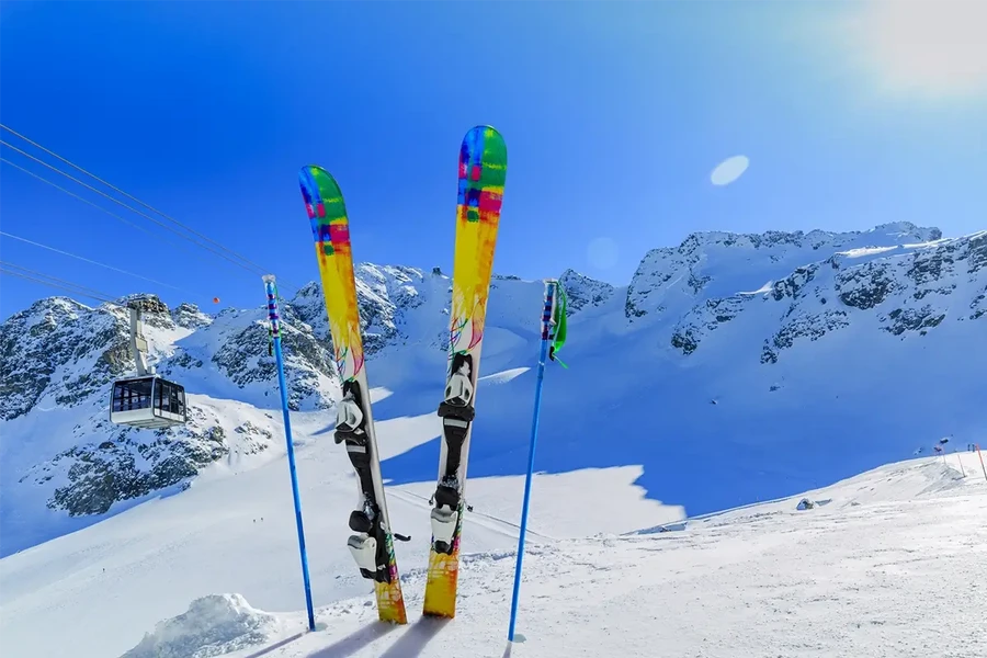 Silvester im Schnee - Skifahren in den Bergen