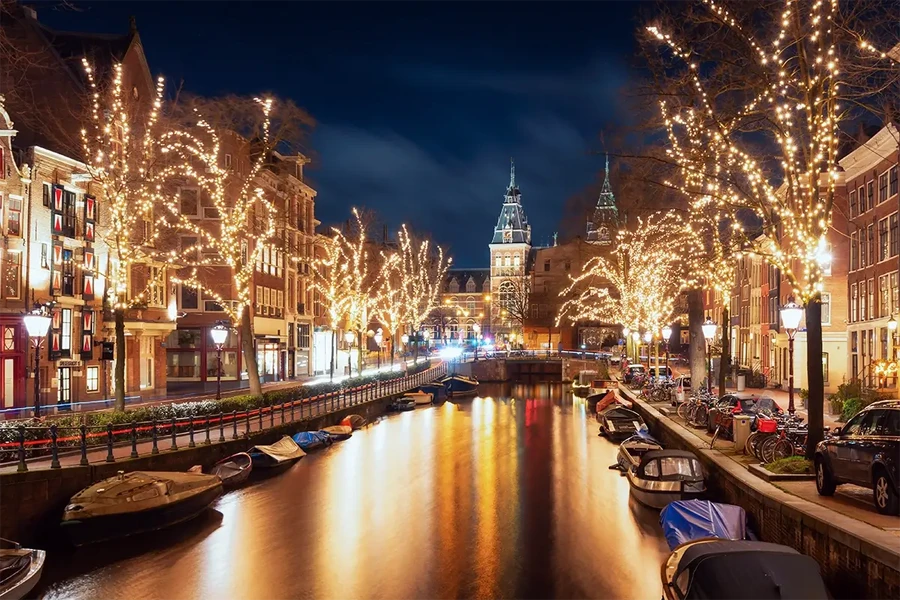 Weihnachtsstimmung in Amsterdam